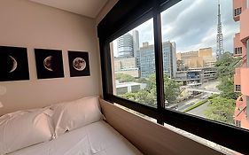 Studio versátil em São Paulo de 14m²